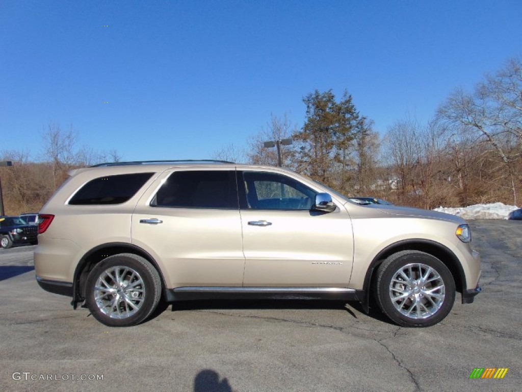 Sandstone Pearl 2014 Dodge Durango Citadel AWD Exterior Photo #101844765