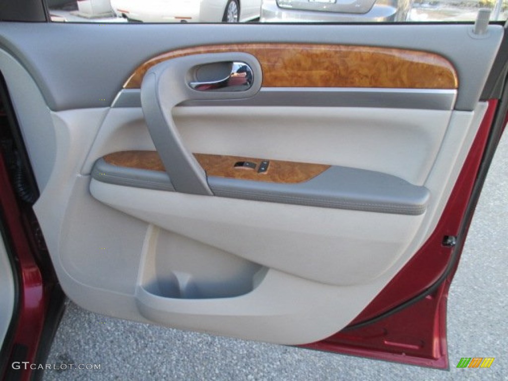 2011 Buick Enclave CXL Titanium/Dark Titanium Door Panel Photo #101845344