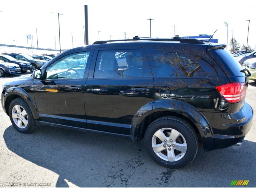 2009 Journey SXT - Brilliant Black Crystal Pearl / Dark Slate Gray/Light Graystone photo #11