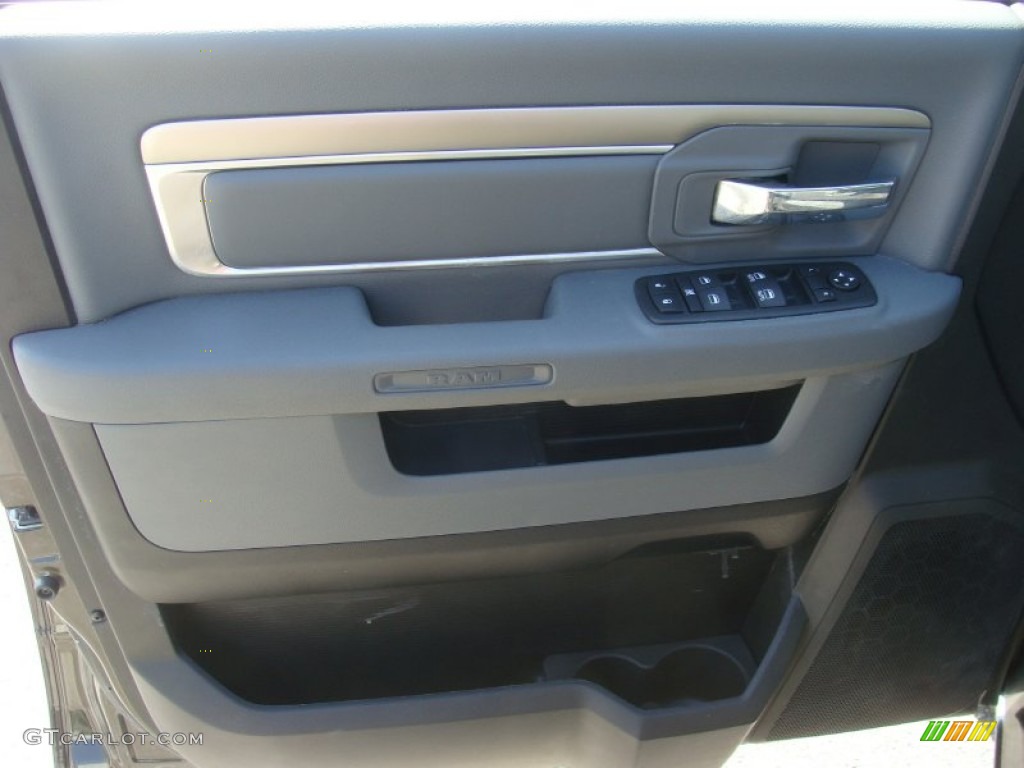 2014 1500 SLT Quad Cab 4x4 - Black Gold Pearl Coat / Black/Diesel Gray photo #12