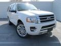 White Platinum Metallic Tri-Coat 2015 Ford Expedition Platinum