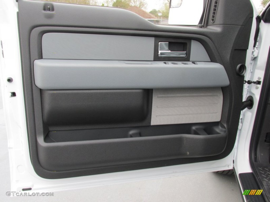 2014 F150 XLT SuperCrew - Oxford White / Steel Grey photo #19