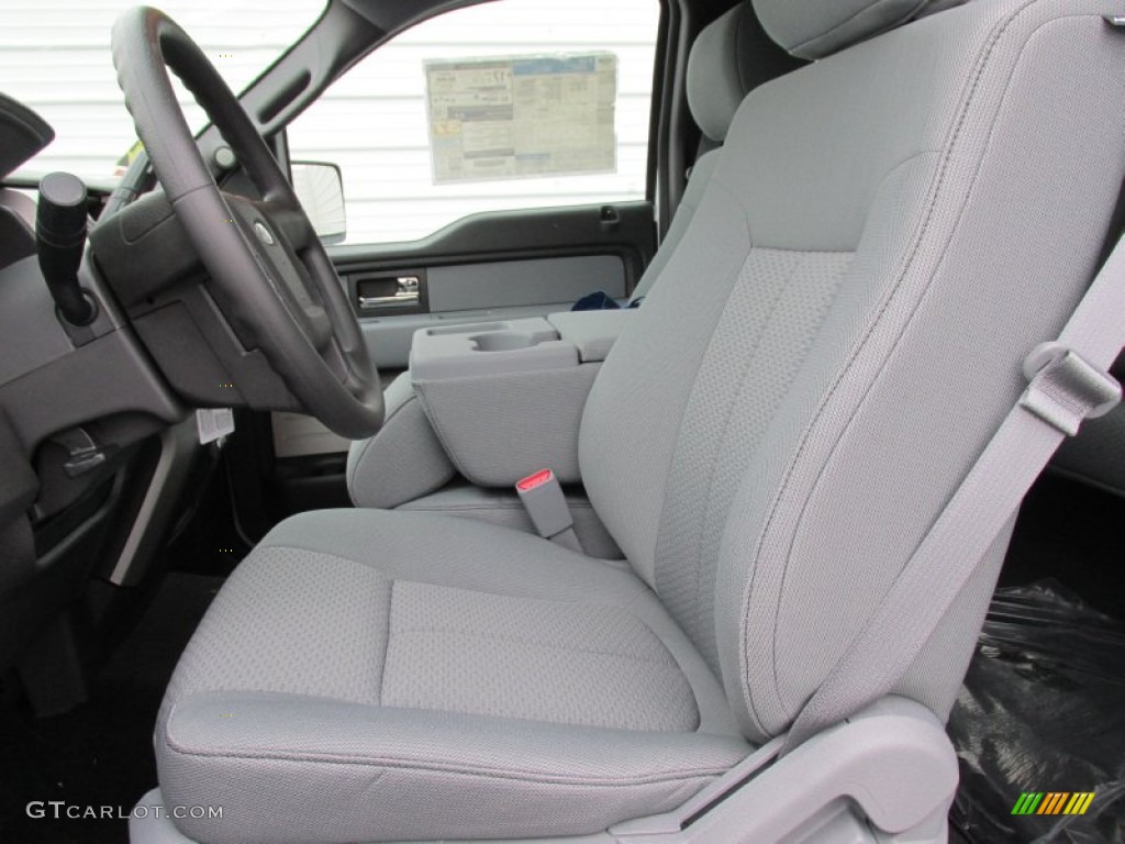 2014 F150 XLT SuperCrew - Oxford White / Steel Grey photo #21