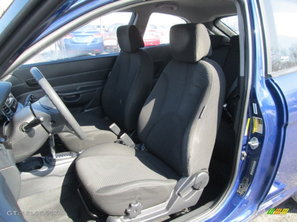 2010 Accent GS 3 Door - Dark Sapphire Blue / Black photo #13