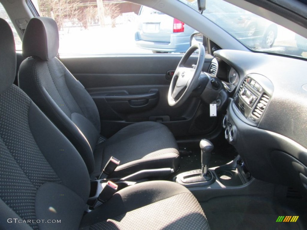 2010 Accent GS 3 Door - Dark Sapphire Blue / Black photo #15