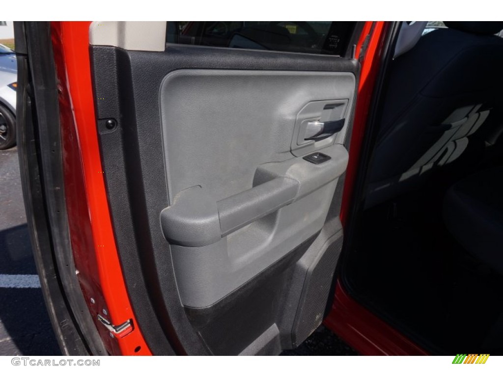 2014 1500 Big Horn Quad Cab 4x4 - Flame Red / Black/Diesel Gray photo #14