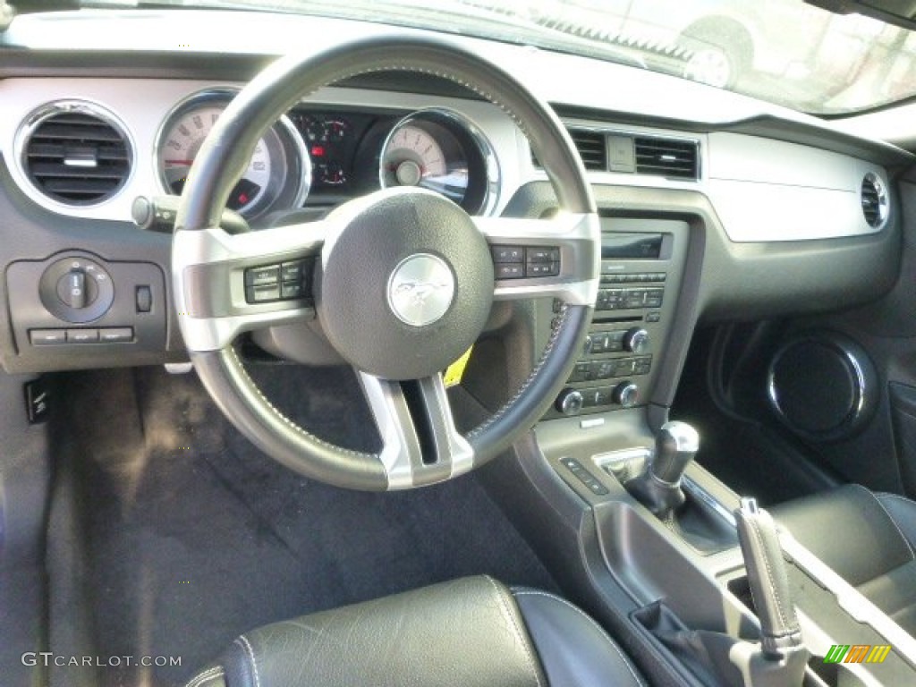 2011 Mustang V6 Premium Coupe - Kona Blue Metallic / Charcoal Black photo #16