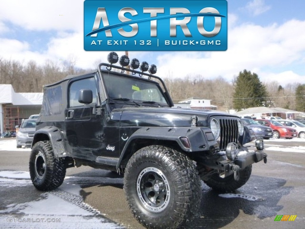 Black Jeep Wrangler