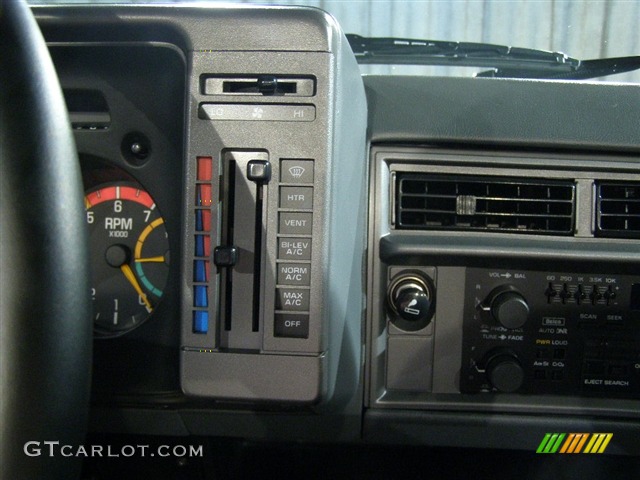1991 GMC Syclone Black / Black with Red Piping, Front Console 2 1991 GMC Syclone Standard Syclone Model Parts