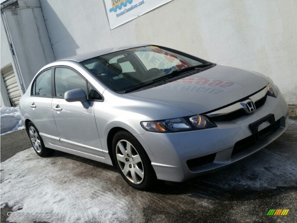 Alabaster Silver Metallic 2009 Honda Civic LX Sedan Exterior Photo #101861734