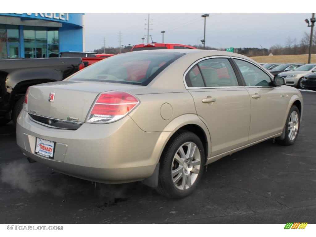 2009 Aura Hybrid - Gold Mist Metallic / Tan photo #3
