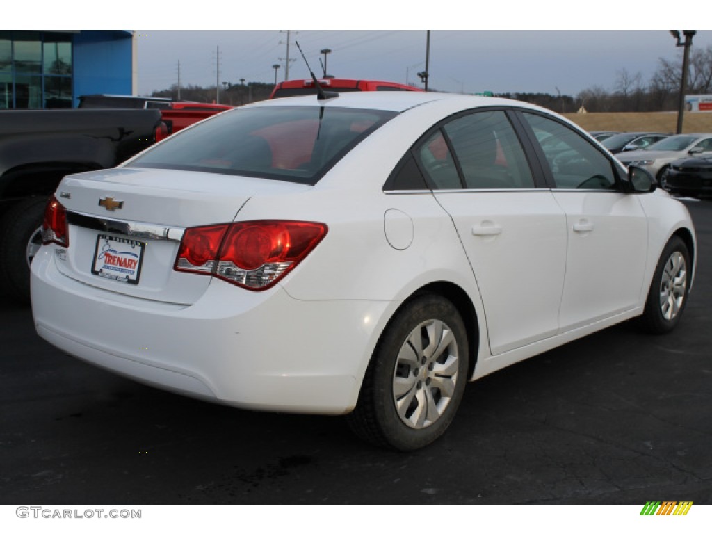 2012 Cruze LS - Summit White / Jet Black/Medium Titanium photo #3