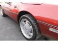 1988 Dark Red Metallic Chevrolet Corvette Convertible  photo #4
