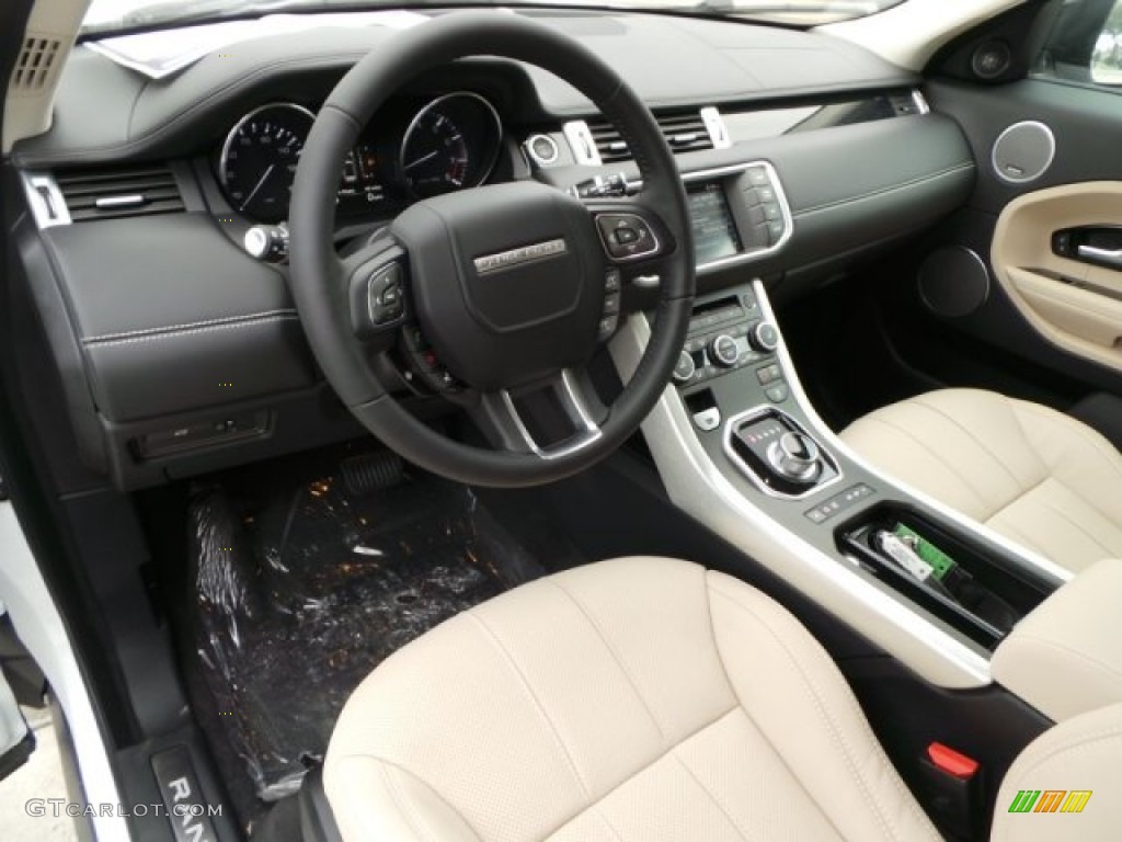 Latte Ebony Interior 2015 Land Rover Range Rover Evoque