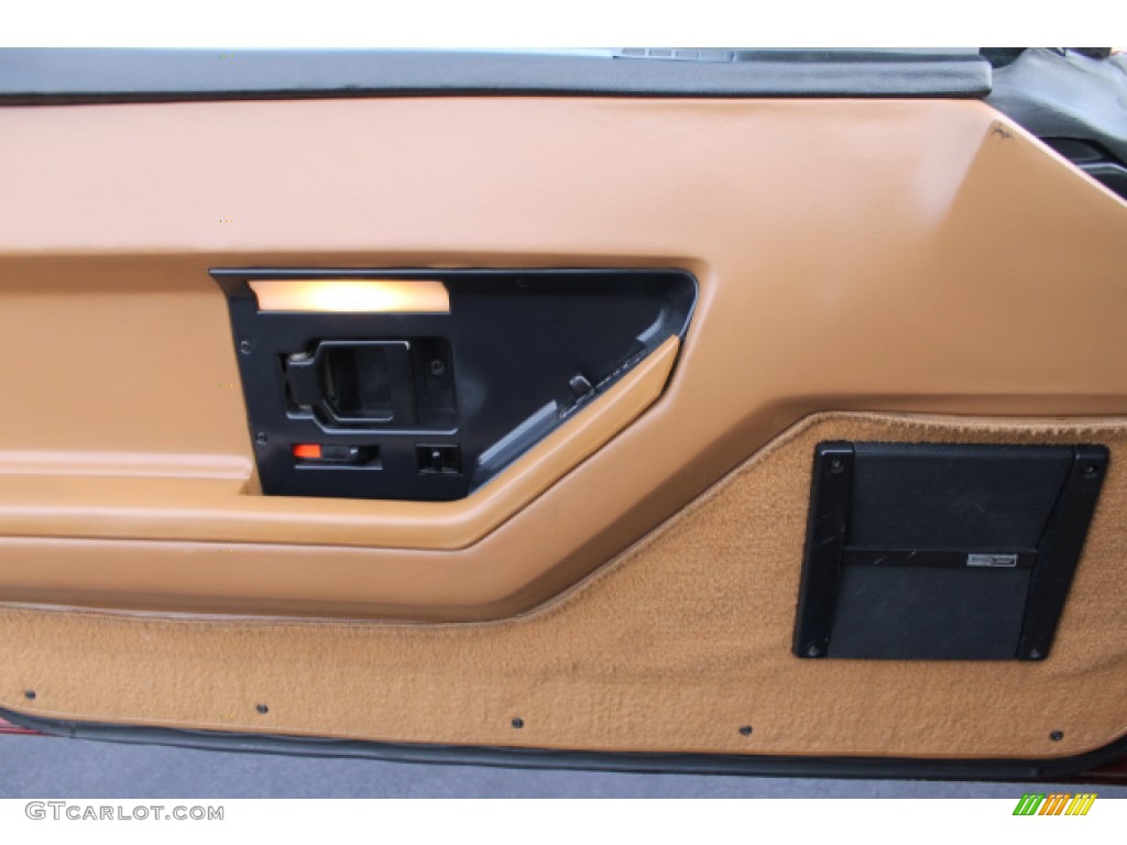 1988 Corvette Convertible - Dark Red Metallic / Saddle photo #14