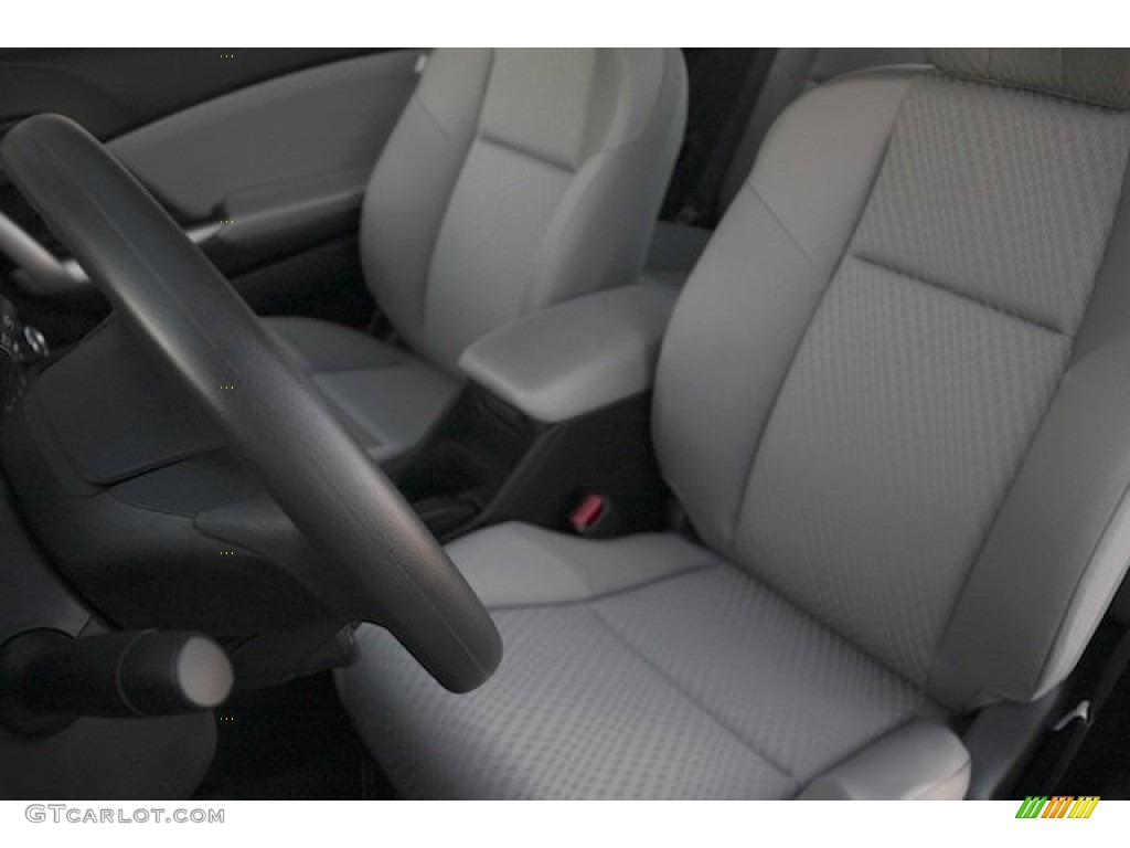 2015 Civic LX Coupe - Taffeta White / Gray photo #15