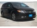 2015 Crystal Black Pearl Honda Odyssey Touring Elite  photo #1