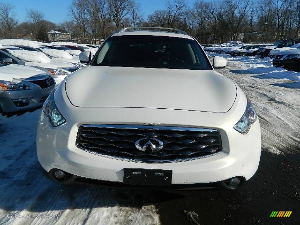 2011 FX 35 AWD - Moonlight White / Graphite photo #1