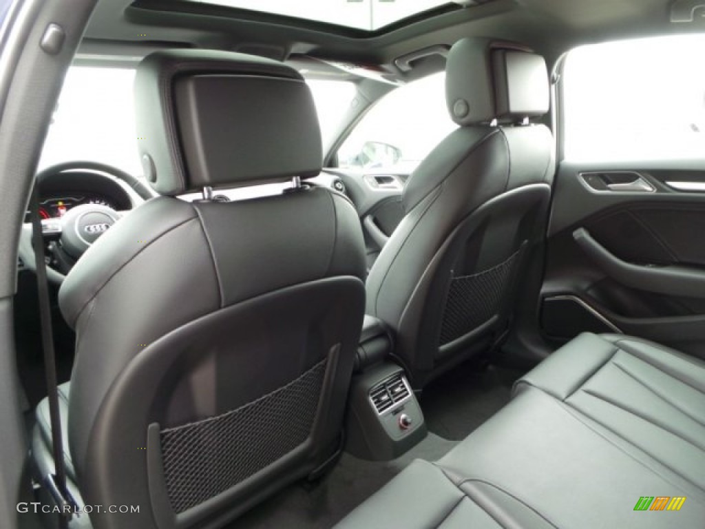 Black Interior 2015 Audi A3 2.0 TDI Premium Photo #101872501