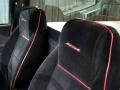 1991 GMC Syclone Black / Black with Red Piping, Seats Closeup