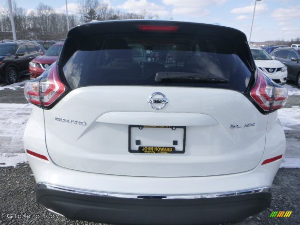 2015 Murano SL AWD - Pearl White / Cashmere photo #4