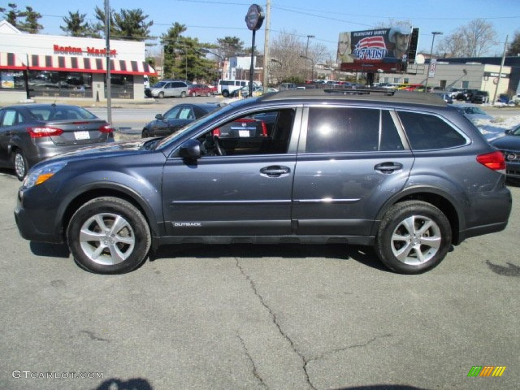 2014 Outback 2.5i Limited - Carbide Gray Metallic / Black photo #3