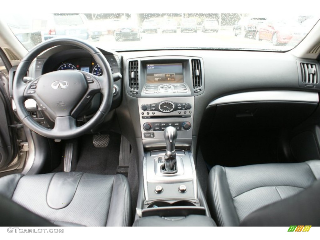 2010 Infiniti G 37 Journey Sedan Graphite Dashboard Photo #101878533