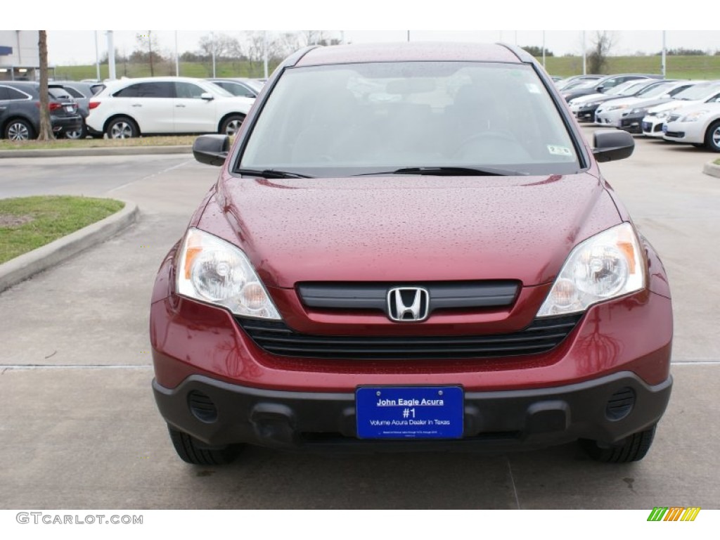 2008 CR-V LX - Tango Red Pearl / Gray photo #3