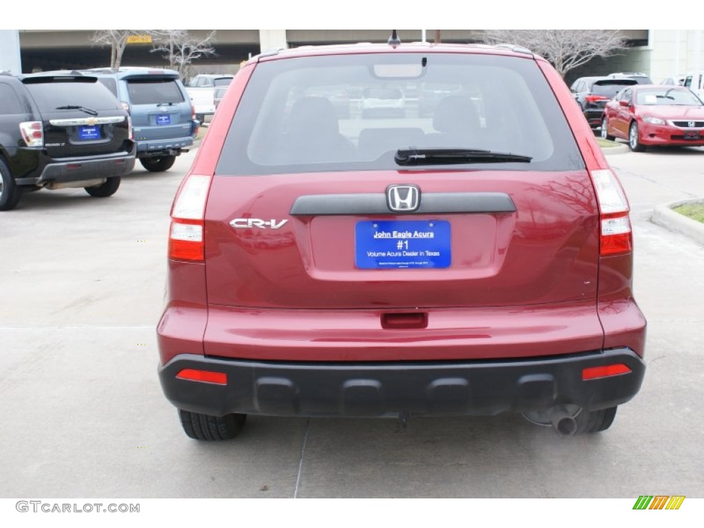 2008 CR-V LX - Tango Red Pearl / Gray photo #7