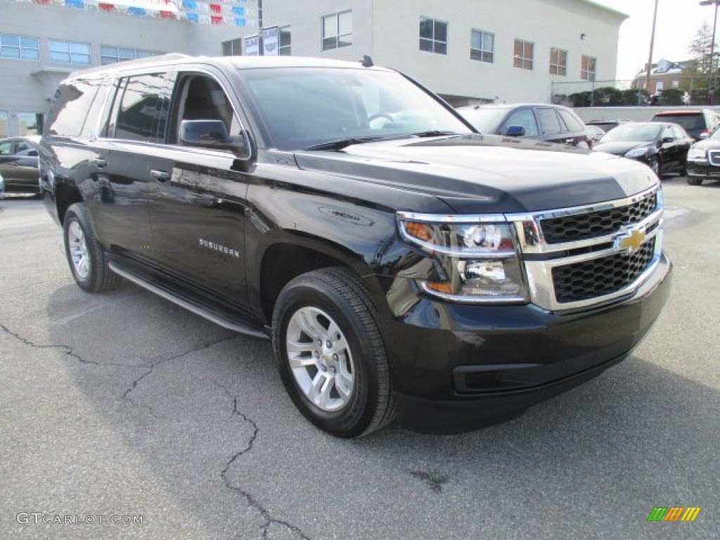 Black 2015 Chevrolet Suburban LT 4WD Exterior Photo #101880742