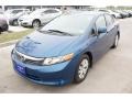 2012 Dyno Blue Pearl Honda Civic LX Sedan  photo #4