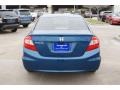 2012 Dyno Blue Pearl Honda Civic LX Sedan  photo #7