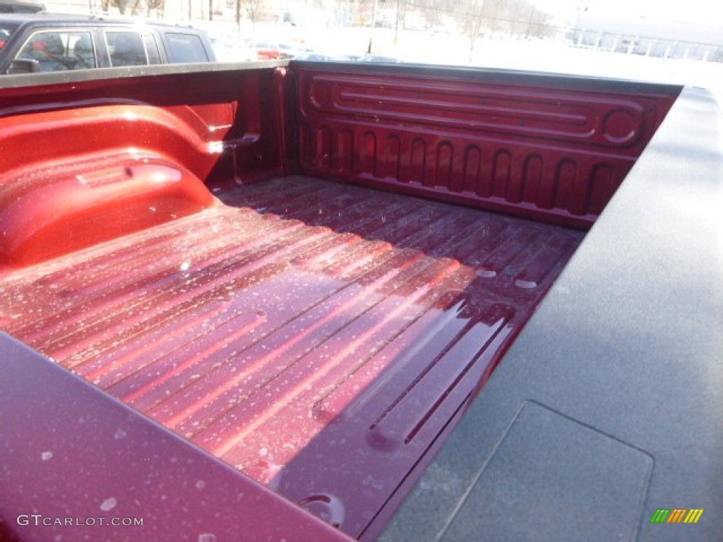 2015 1500 Laramie Quad Cab 4x4 - Deep Cherry Red Crystal Pearl / Black photo #3