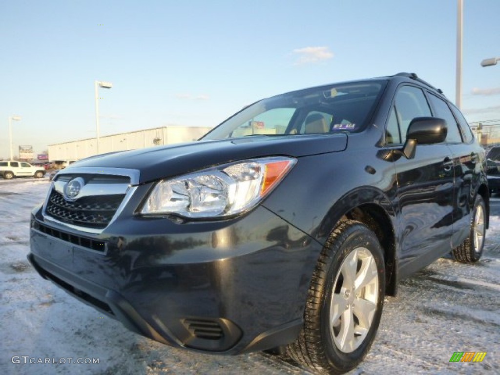 Dark Gray Metallic 2015 Subaru Forester 2.5i Premium Exterior Photo #101884889
