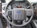 Black 2015 Ford F250 Super Duty Lariat Crew Cab 4x4 Steering Wheel