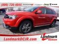 2015 Redline 2 Coat Pearl Dodge Journey Crossroad  photo #1