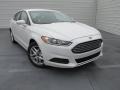 2015 Oxford White Ford Fusion SE  photo #2