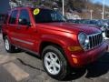 2007 Inferno Red Crystal Pearl Jeep Liberty Limited 4x4  photo #8