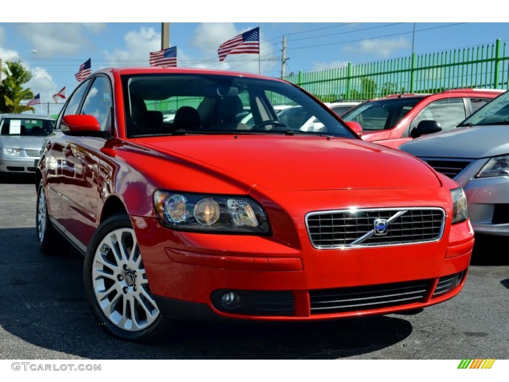 2006 S40 2.4i - Passion Red / Off Black photo #1