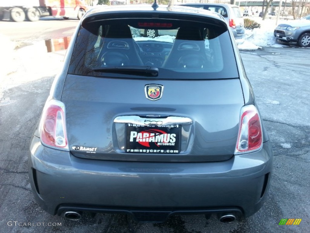 2013 500 Abarth - Grigio (Gray) / Abarth Nero/Nero (Black/Black) photo #5