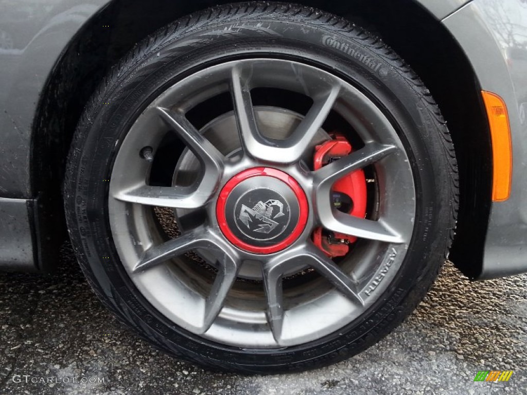 2013 500 Abarth - Grigio (Gray) / Abarth Nero/Nero (Black/Black) photo #16