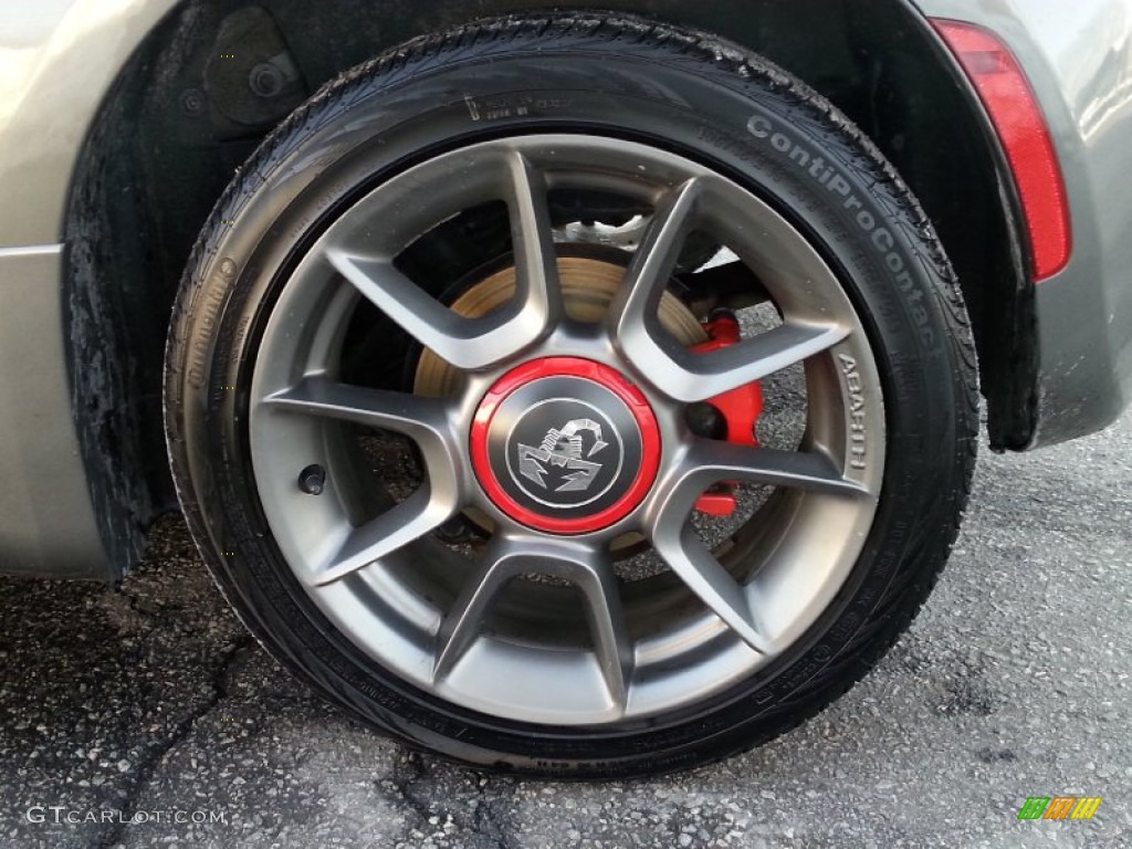 2013 500 Abarth - Grigio (Gray) / Abarth Nero/Nero (Black/Black) photo #18