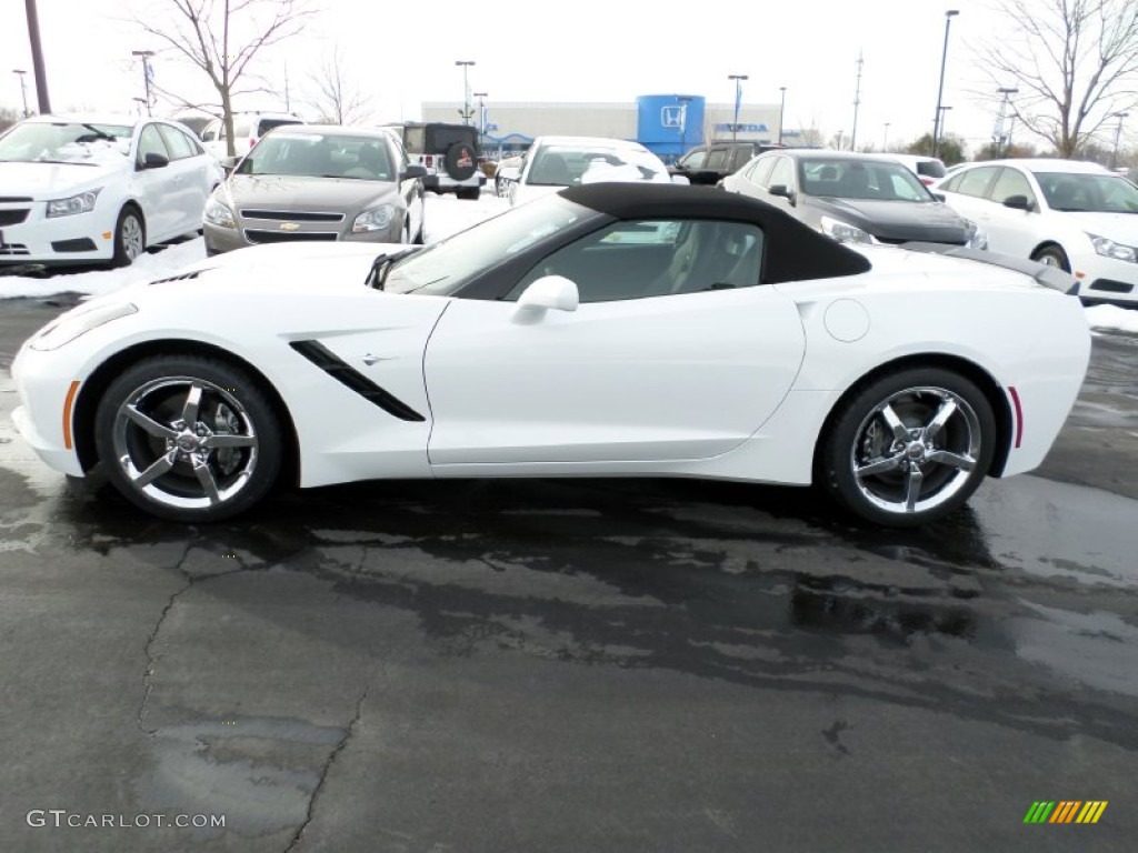 Arctic White 2015 Chevrolet Corvette Stingray Convertible Exterior Photo #101891961