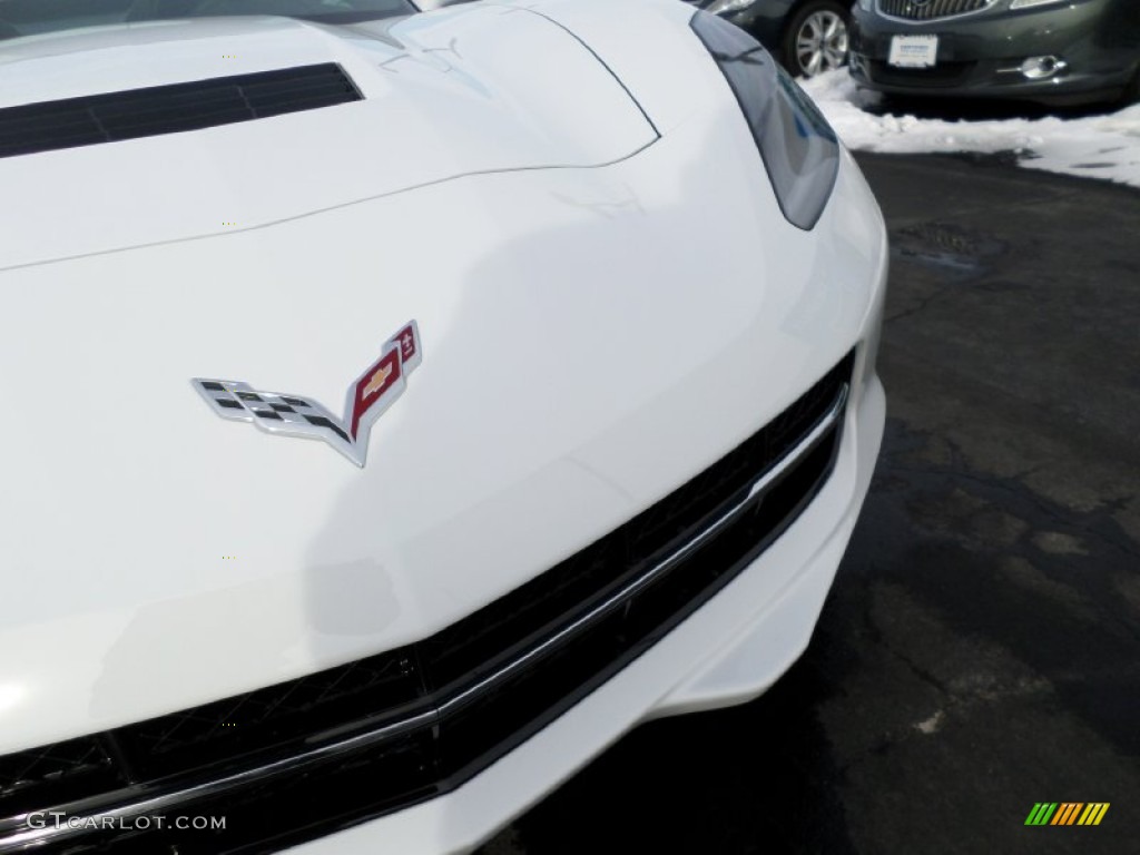 2015 Corvette Stingray Convertible - Arctic White / Jet Black photo #16