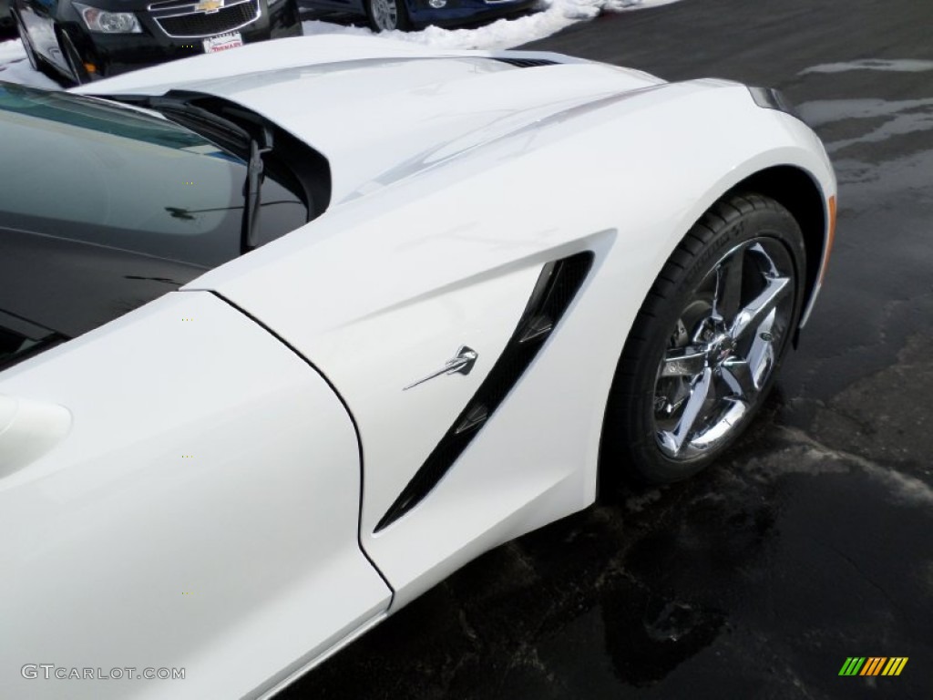 2015 Corvette Stingray Convertible - Arctic White / Jet Black photo #17