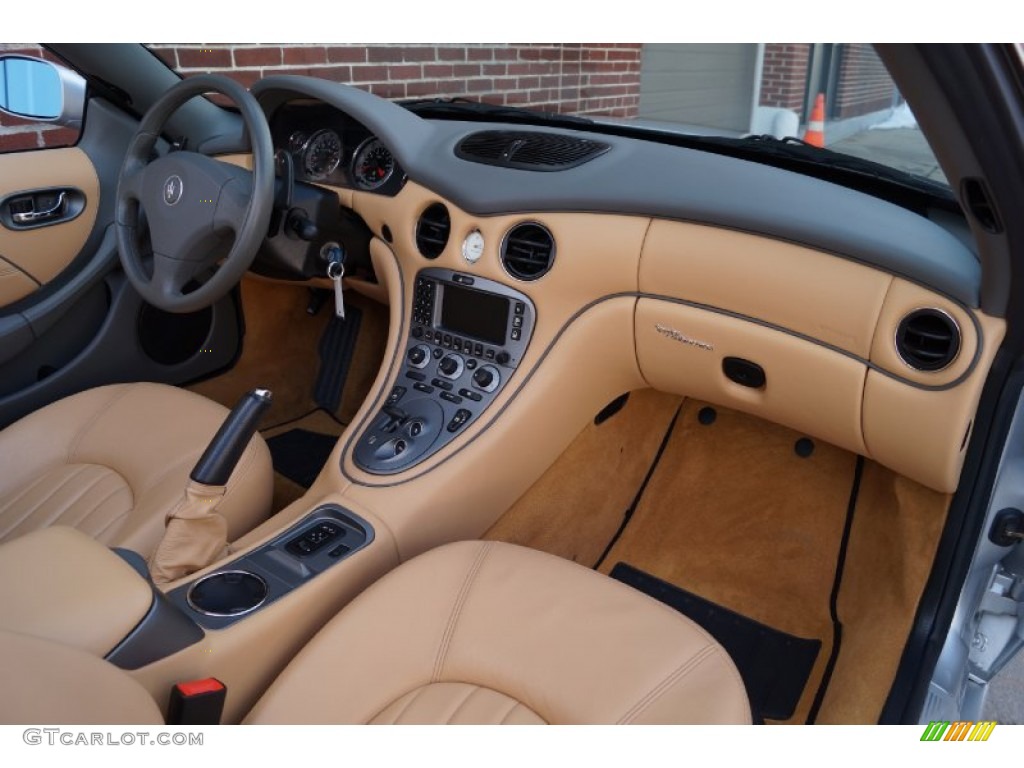 2004 Maserati Spyder Cambiocorsa Beige Dashboard Photo #101892452