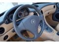 Beige 2004 Maserati Spyder Cambiocorsa Steering Wheel
