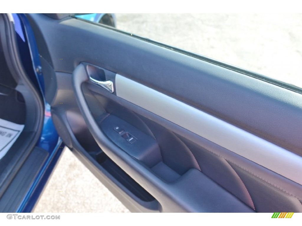 2005 Accord EX V6 Coupe - Sapphire Blue Pearl / Black photo #14