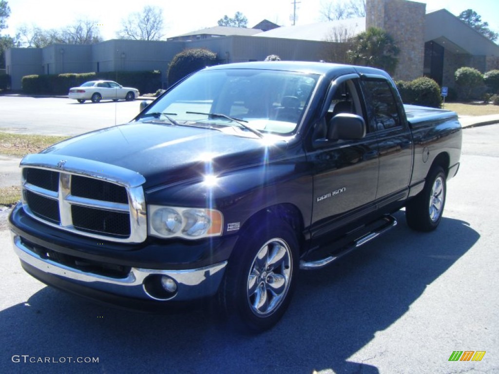 2005 Ram 1500 ST Quad Cab - Black / Taupe photo #1