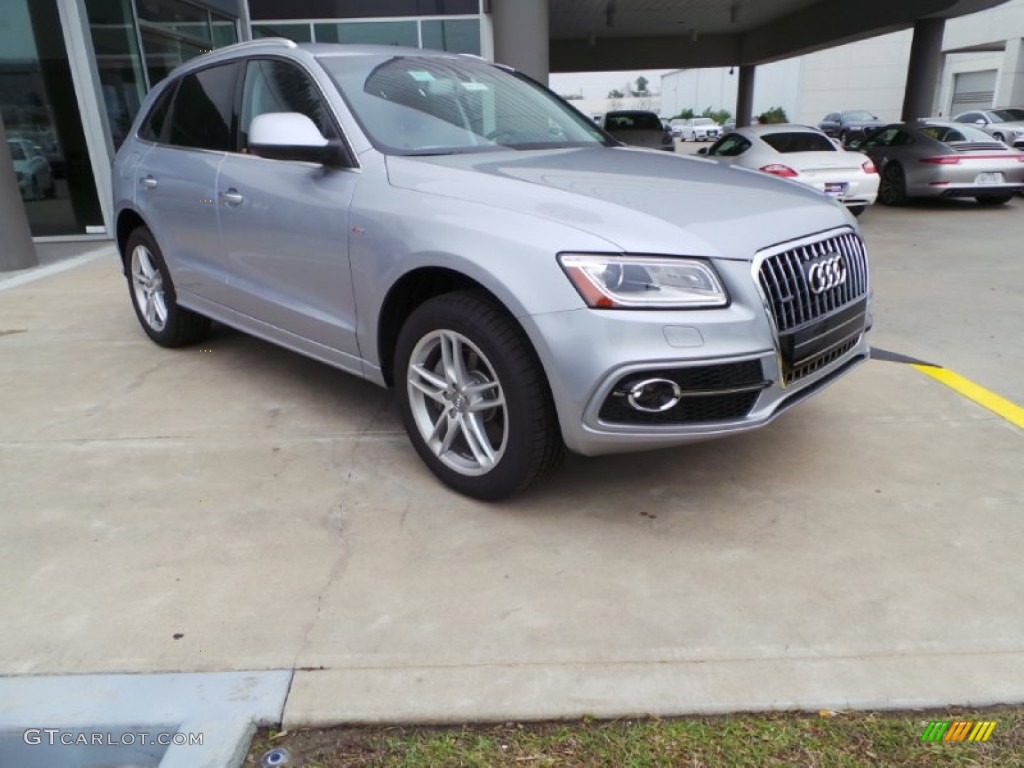 Florett Silver Metallic 2015 Audi Q5 3.0 TFSI Premium Plus quattro Exterior Photo #101895585